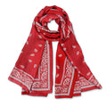 vimate 100% Large Silk Feeling Scarf-Women's Fashion Long Mulberry Silk Satin Neck Scarf Sunscreen Shawl Wrap Headscarf - color: Style 09