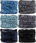 Head Wrap Headwear Headband Bandana Face Mask magic scarf for men & women - color: 6pcs. Paisley 2