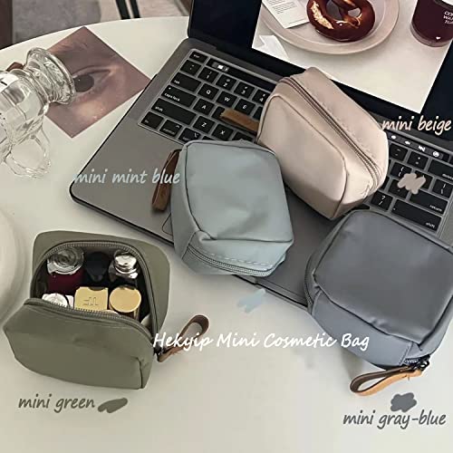 Hekyip Mini Cosmetic Bag, Travel Makeup Pouch, Portable Waterproof Cosmetic Pouch for Ladies Women, Mini (Mini Inner Red) - color: Mini Inner Red