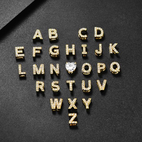 Ankle Bracelets for Women Waterproof 14K Gold Plated CZ Initial Anklet for Women Dainty Layered Letter Heart Ankle Bracelets Handmade Adjustable Foot Chain Anklet Summer Beach Jewelry - color: gold F