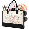 Mom Mama Bag - Large Tote Bag for Women, Beautiful Floral Print Mothers Day Gifts for Mom, New Mom Birthday Gifts, Durable Reusable Grocery Bags for Shopping Beach Travel Work