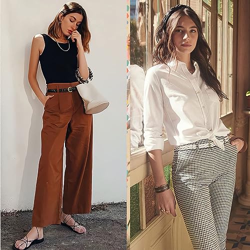 2 Pack Skinny Thin Braided Belts for Women Dresses Woven Waist Belts for Jeans - color: A:black+white
