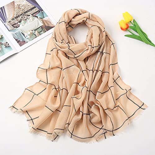 YOUR SMILE Ladies/Women's Lightweight Floral Print/Solid Color mixture Shawl Scarf For Spring Summer season - color: 115