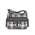 Angel Kiss Crossbody Bags for Women, Ladies Shoulder Handbags and Purses Medium Faux Leather Pocketbooks | Ladies - color: 23white/Grey