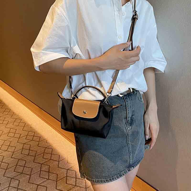 Fashionable and versatile handbag for women, mini shoulder bag, crossbody bag, coin purse, mobile phone bag - color: Black