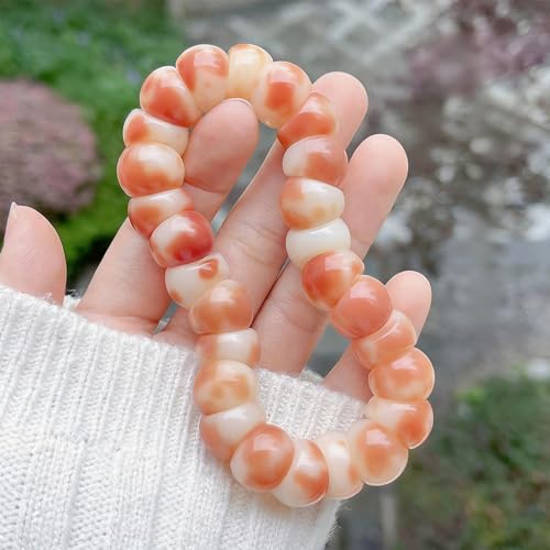 Fidget Bracelet Natural Bodhi Seeds Beaded Bracelets Zen Fidget Stretch Bracelets Alleviate Anxiety Stress Protection Healing Bodhi Jewelry Gifts for Women Men - color: C1:Fidget Bracelet