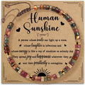 Inspirational Gifts Bracelets for Women: Mothers Day Birthday Gifts for Mom Women Friends Sister - Healing Natural Stone Beads Bracelets Thinking of you Get Well Soon Gift for Women - color: A-O JASPER STONE-SUNSHINE