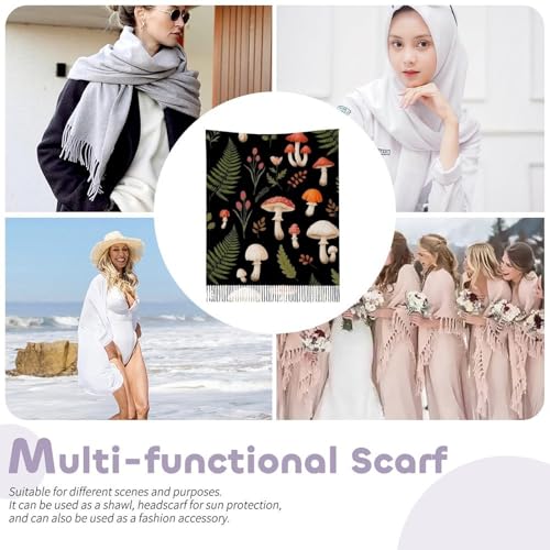 Scarfs for Women Fall Winter Scarves Shawls and Wraps for Evening Dresses - color: Design18