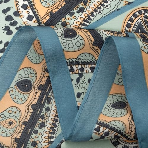 RIIQIICHY Women Head Hair Scarf Like Satin Silk Scarf Sleeping Hair Wrapping Night 27.5" - color: C011