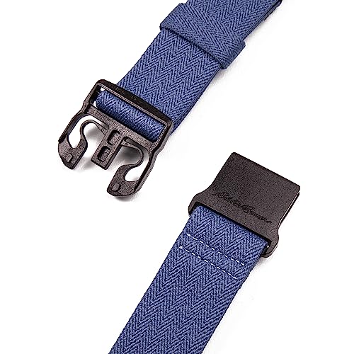 Eddie Bauer Women's Active Stretch Webbing Trail Belt With Quick Release Buckle, One Size Fits Most - color: Blue