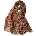 woogwin Women's Cotton Scarves Lady Light Soft Fashion Solid Scarf Wrap Shawl - color: Classical Leopard1