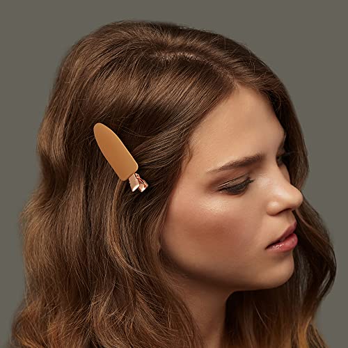 24 Pieces Hair Clips - Dent-Free Soft Clips for Women and Girls, Including Harry Josh Clips (Morandi & Black) - color: Morandi & Black