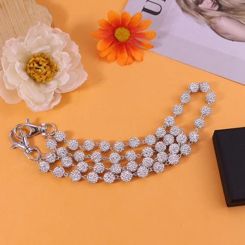 Pants Chain Wallet Chain Punk Chain Hip Hop Butterfly Lock Charm Jeans Chains Rock Chains for Women Men Hipster Women Fashion Trendy Waist Pants Chain Jewelry Clothing Accessories - color: D-White