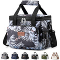 Lifewit Medium Lunch Bag, Insulated Lunch Box, Soft Cooler Cooling Tote for Adult Men Women, Flower 12-Can (9L) - color: Flower, size: Medium(9L)