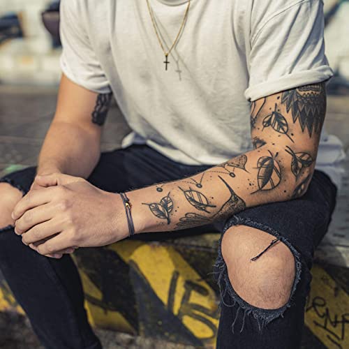 Made by Nami Nautical Rope Bracelet for Men Waterproof & Adjustable Wrap String Bracelets with Snap Hook Gift for Him - color: Grey Gold
