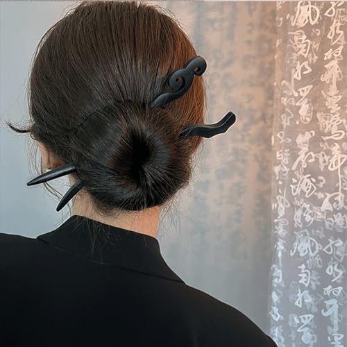 20PCS Wooden Hair Sticks for Long Hair, Chinese Hair Stick for Women Gifts | Unique Styles, Vintage Design, Smooth Wood Material, Durable Craft, Elegant Shapes