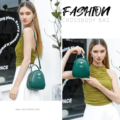 Small Crossbody Bags Shoulder Bag for Women Stylish Ladies Messenger Bags Purse and Handbags Wallet - color: 1-green
