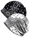Women's Baggy Slouchy Beanie Chemo Hat Cap Scarf - color: 2 Pack-a