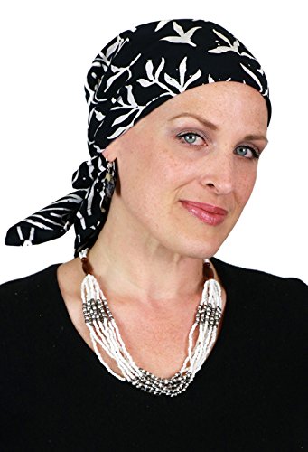 Hats Scarves & More Chemo Scarf Head Scarves for Women Cancer Headwear Headscarf Head Coverings 28 Inch Square Batik - color: Tribal Dance