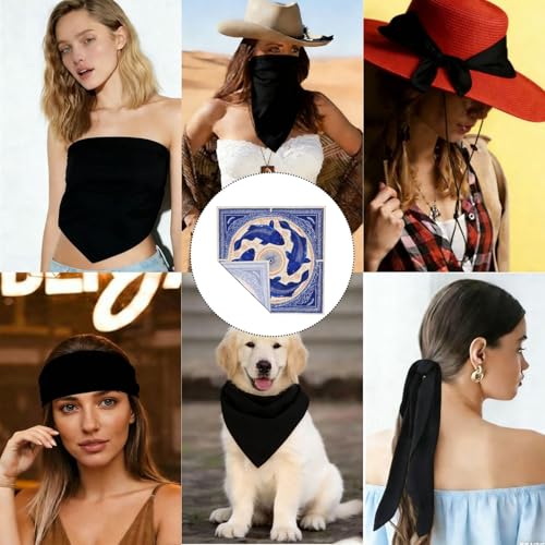 Head Scarf Hair Neck Scarves for Women Fashion Silk Satin Purse Bag Scarfs Handbags Bandana Neckerchief - color: Fish Beige Blue