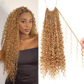 Goddess Boho Box Braids Crochet Hair-8 Packs 18 Inch Crochet Box Braids for Black Women Pre Looped ((#27, 18 Inch (Pack of 8)) - color: #27, size: 18 Inch (Pack of 8)