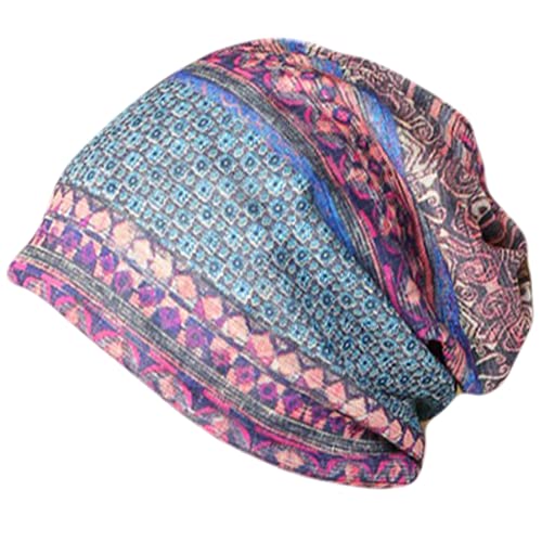 Women's Baggy Slouchy Beanie Chemo Hat Cap Scarf - color: 3 Pack-i
