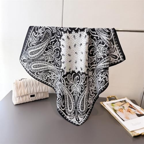 K-Elewon Women Medium Square Scarf Head Scarf Neck Scarf Hair Scarf Head Sleeping Wraps Bandana Scarfs for Women - color: V16