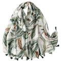 WZX Boho Scarf for Women, 70"x35" Large Lightweight Shawl Wrap for Travel, Sun Protection, Office & All-Season Wear - color: 020