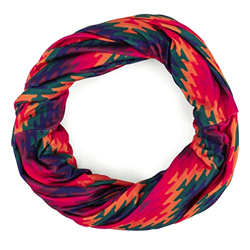 KAKU NANU Women Turban Chemo Beanies Pre Tied Caps Baggy Slouchy Headwear Sleep Scarf - color: Zigzag Lines