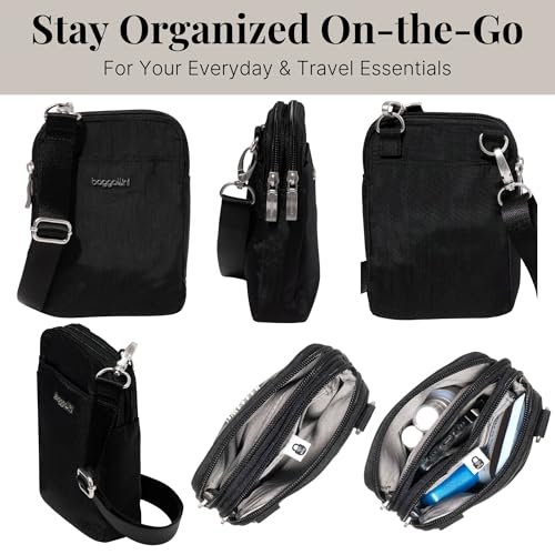 Baggallini Women's Modern Take Two Rfid Crossbody - color: Black