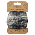 Karma Gifts Black Dots Headband for Women - Medium - Fabric Headband and Stretchy Hair Scarf - Black And White - color: Black Dots, size: 1 Count (Pack of 1)