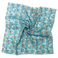 Shanlin Unisex Floral Cotton Square Scarf Bandanas 22x22 inch - color: Cats-blue
