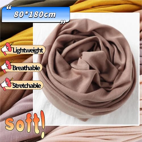 Head Wraps for Black Women, Breathable Headwrap Soft Long Hair Wraps Wide Headscarves for Locs Braids - color: Camel