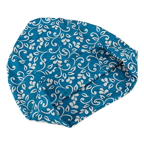KAKU NANU Women Turban Chemo Beanies Pre Tied Caps Baggy Slouchy Headwear Sleep Scarf - color: Floral
