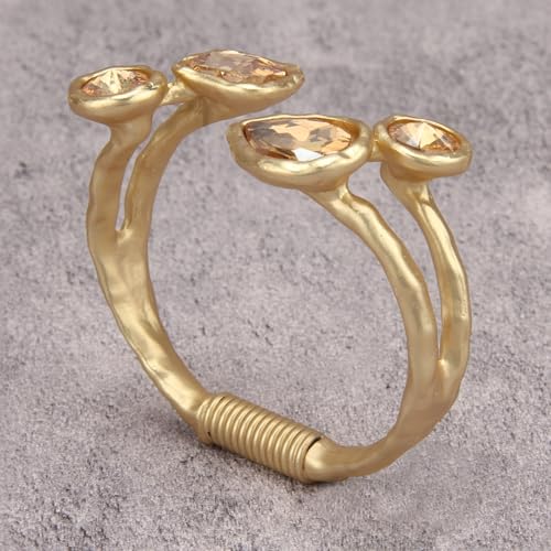 Chunky Gold Bracelet Trendy Gold Cuff Bracelets for Women Statement Silver Arm Cuffs Bangles Arm Punk Jewelry Accessories - style: Chunky Twisted Bracelets