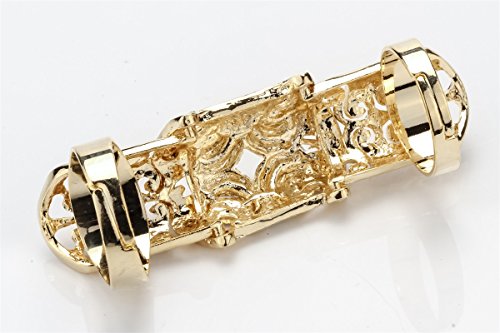 Szxc Jewelry Women's Crystal Double Full Finger Armor Knuckle Ring Adjustable - color: gold
