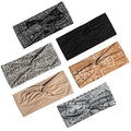 Artilady 6 Pack Boho Headbands for Women - Wide Bandana Headband Non Slip Stretchy Cheetah Paisley Print Turban Headwarp Twisted for Girls - color: 6pcs Paisley