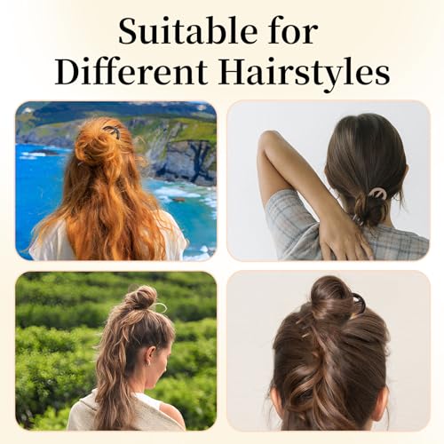 French Hair Pins U Shaped Hair Pins for Women Internal Teeth Hair Sticks Tortoise Clip for Thick Thin Hair Hair Pin for Buns Hair Fork for Vacation Work Swimming