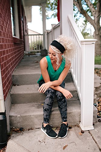 Maven Thread Wide Workout Headbands for Women – Non-Slip Sweatbands for Gym, Running & Yoga - color: Urban