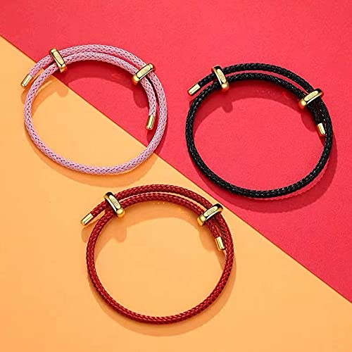 Simplicity Titanium Couple Bracelet - Unisex Steel Rope, Adjustable Wire, Fashion Style - color: Black, size: Adjustable
