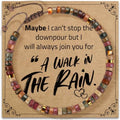 Inspirational Gifts Bracelets for Women: Mothers Day Birthday Gifts for Mom Women Friends Sister - Healing Natural Stone Beads Bracelets Thinking of you Get Well Soon Gift for Women - color: A-G JASPER STONE-RAIN