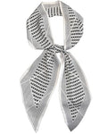 Purse Scarf For Handbags Head Scarves For Women's Hair Bags Scarfs Long Skinny Scarves Fashion Silky - color: A18-monochrome