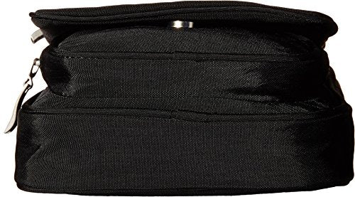 Baggallini Journey Crossbody Bags for Women 9x6 Small Lightweight Travel Handbag W/RFID - color: Black/Sand