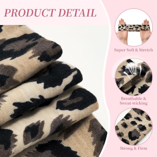 QIUTIMIY Headbands for Women Non Slip - 6 Pack Soft Stretchy Cotton Hair Bands for Women’s Hair – Fashion Sports Headbands for Yoga, Workout, Running, Gym, Daily Wear（Style 4） - color: Style 4