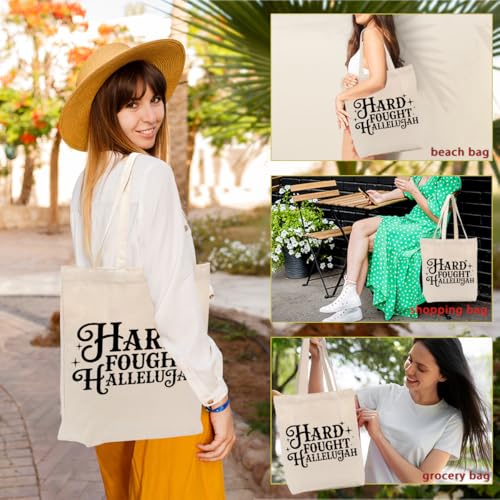 Christian Gifts for Women, Floral Faith Canvas Tote Bag, Faith Gifts for Women Mom Inspirational - color: Christian 769
