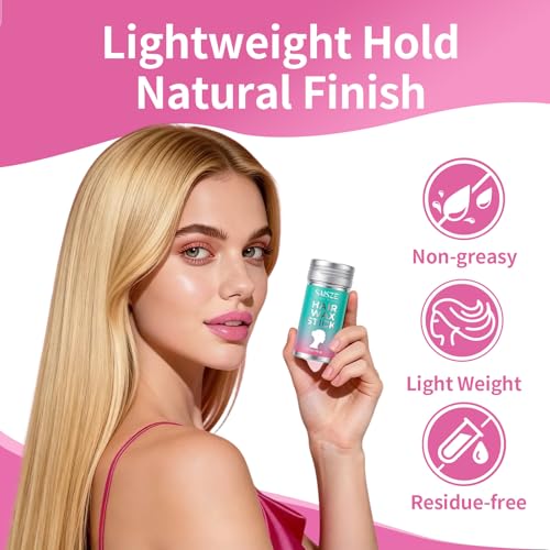 Hair Wax Stick, Fly Away Stick For Hair, Styling Waxes, Gel Tamer For Women And Kids, Bun Maker & Styling Cream, Teen Girl Gifts Trendy Stuff, 2.7 Oz