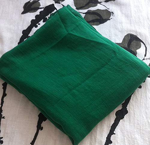 woogwin Women's Cotton Scarves Lady Light Soft Fashion Solid Scarf Wrap Shawl - color: Darkgreen