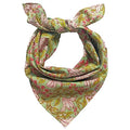 AVKA Studio 100% Cotton Bandanas for Women & Men, 2 Pack 20x20 Inch, 22x22 inch Hand Printed, Lightweight Cotton Handkerchief - color: Green & Pink, size: 20 x 20 Inches