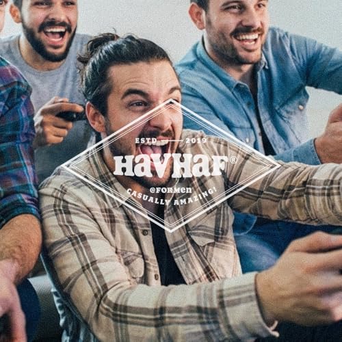 HAVHAF Knotted Mens Hair Ties For Men 8pcs (Thin, Cognac) - No damage Crease Breakage Man Bun Hair Tie Men with Long Hair For Curly Thick Elastic Hair Ties For Guys | Perfect hairtie - color: Cognac