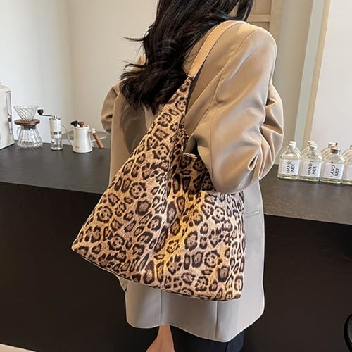 Straw Hobo Bag for Women 2026 Boho Woven Beach Purse Large Summer Straw Tote with Lining Black Raffia Shoulder Bag | straw material - color: Leopard Purses-khaki